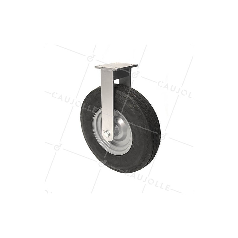 Ruota GONFIABILE FISSO FORMATO MOLTO GRANDE DIAMETRO 414 MM CARICO 300 KG- S21-1-400FISSO