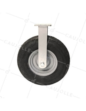 Ruota GONFIABILE FISSO FORMATO MOLTO GRANDE DIAMETRO 414 MM CARICO 300 KG- S21-1-400FISSO