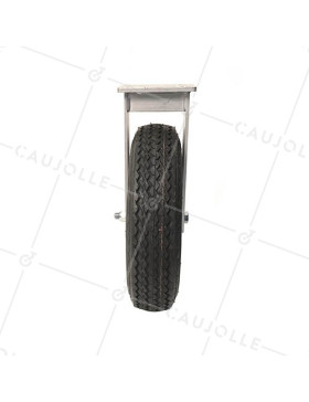 Ruota GONFIABILE FISSO FORMATO MOLTO GRANDE DIAMETRO 414 MM CARICO 300 KG- S21-1-400FISSO