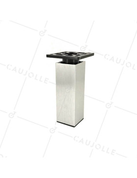 PIEDE DESIGN PER MOBILI IN ALLUMINIO ALTEZZA TOTALE 110 MM • Caujolle