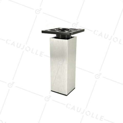 PIEDE DESIGN PER MOBILI IN ALLUMINIO ALTEZZA TOTALE 110 MM • Caujolle