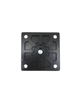 Pied en aluminium brossée d'hauteur 110 mm