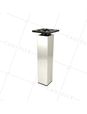 PIEDE DESIGN PER MOBILI IN ALLUMINIO ALTEZZA TOTALE 160 MM • Caujolle