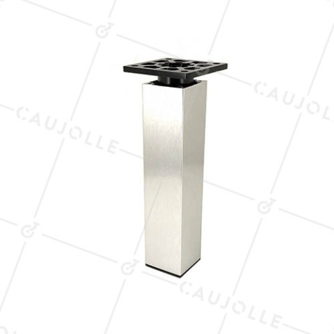 PIEDE DESIGN PER MOBILI IN ALLUMINIO ALTEZZA TOTALE 160 MM • Caujolle