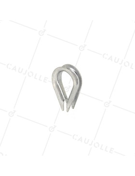 CONNETTORE A FORMA DI CUORE PER CAVO O FUNE DI 4 MM • Caujolle