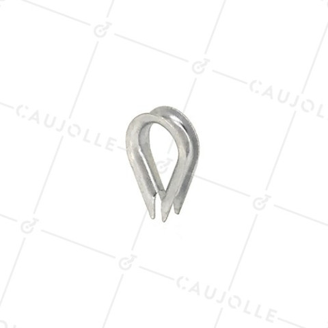CONNETTORE A FORMA DI CUORE PER CAVO O FUNE DI 4 MM • Caujolle