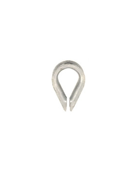 CONNETTORE A FORMA DI CUORE PER CAVO O FUNE DI 4 MM