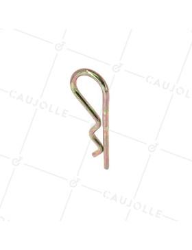 GOUPILLE BETA IN ACCIAIO BICROMATO DI DIAMETRO 5 MM LUNGHEZZA 98 MM LARGHEZZA 32 MM • Caujolle