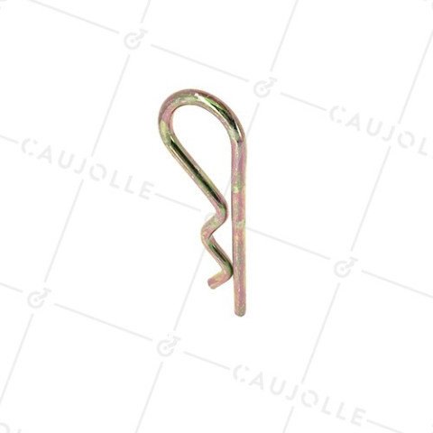 GOUPILLE BETA IN ACCIAIO BICROMATO DI DIAMETRO 5 MM LUNGHEZZA 98 MM LARGHEZZA 32 MM • Caujolle