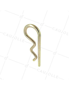 PINA BETA IN ACCIAIO BICROMATO DI DIAMETRO 6 MM LUNGHEZZA 108 MM LARGHEZZA 37 MM • Caujolle