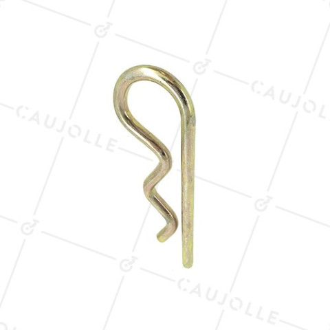 PINA BETA IN ACCIAIO BICROMATO DI DIAMETRO 6 MM LUNGHEZZA 108 MM LARGHEZZA 37 MM • Caujolle