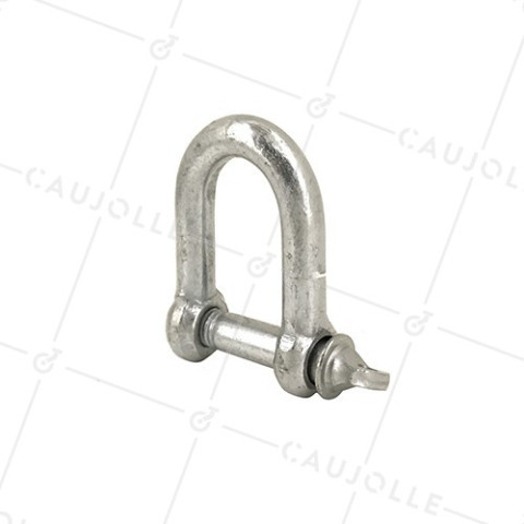 MANIGLIA DIRITTA PER CAVO O FUNE DI DIAMETRO MASSIMO 25 MM CARICO 800 KG - M12 • Caujolle