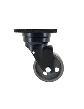 Ruota INDUSTRIALE VINTAGE IN GHISA PIVOTANTE CARICO 200KG DIAMETRO 80MM - INDUSTYL80P