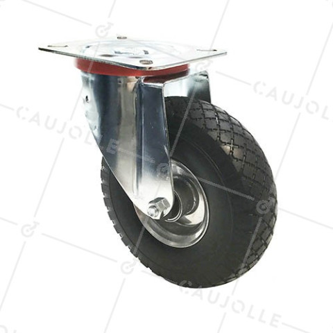Ruota PIVOTANTE INCREVABILE AD ALTA CAPACITÀ TUTTO TERRE DIAMETRO 260 MM CARICO 200 KG - S20-1 LASTRINA INC • Caujolle