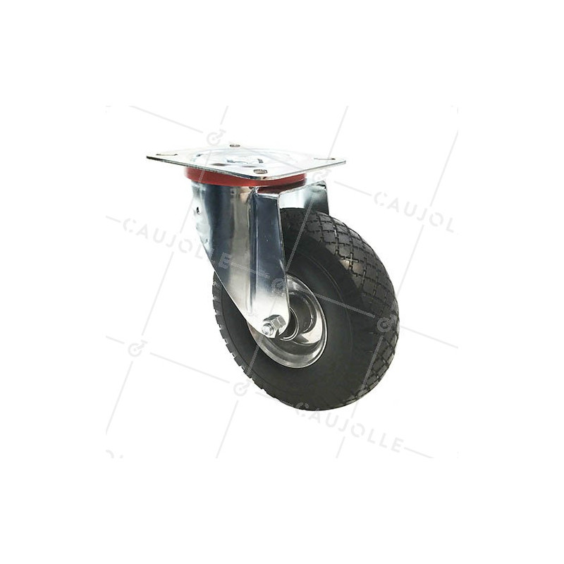 Ruota PIVOTANTE INCREVABILE AD ALTA CAPACITÀ TUTTO TERRE DIAMETRO 260 MM CARICO 200 KG - S20-1 LASTRINA INC