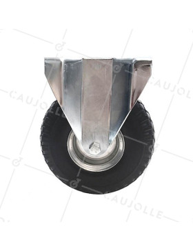 Ruota FISSA INDEFORMABILE SOFFICE TUTTO TERRE DIAMETRO 260 MM CARICO 200KG-S21-1 LAMIERA INC
