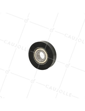 Ruota A PROFILO PIATTO PER PORTA SCORREVOLE DIAMETRO 50 MM CARICO 120 KG ASSE 15 MM • Caujolle