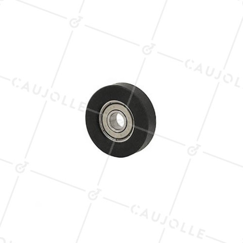 Ruota Ruota PORTA SCORREVOLE DIAMETRO 35 MM ASSE 8 MM CARICO 60 KG • Caujolle