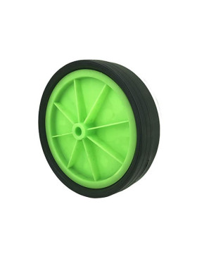 Ruota di lettino verde diametro 200 mm asse 14 mm