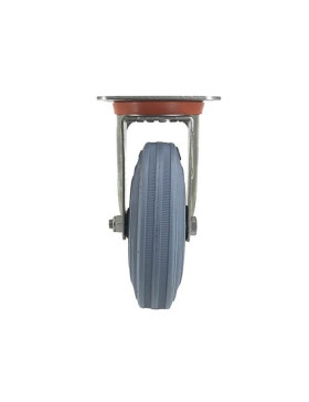 Ruota INOX IN GOMMA NON MACCHIANTI DIAMETRO 125 MM CARICO 110 KG