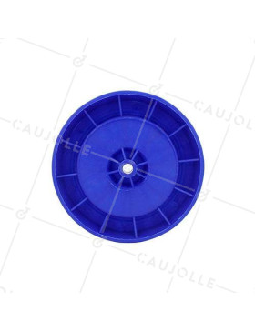 Ruota blu in polipropilene diametro 125mm S2011