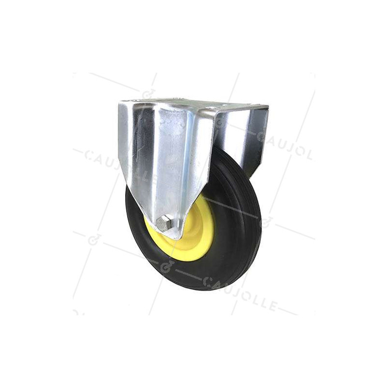 Ruota INDESTRUTTIBILE SOFFICE FISSA PER GRAVEL DIAMETRO 200 MM CARICO 50KG
