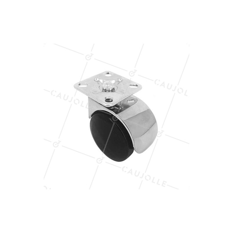 Ruota DI DESIGN PER SEDIE A Piastra DIAMETRO 50 MM CARICO 50 KG- S49CH 50P