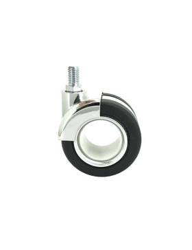 Ruota DI DECORAZIONE CON ASTA FILETTATA DI 10 MM DIAMETRO 65 MM CARICO 50 KG - BURO 65TF10