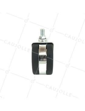 Ruota DI DECORAZIONE CON ASTA FILETTATA DI 10 MM DIAMETRO 65 MM CARICO 50 KG - BURO 65TF10
