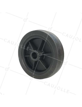 Ruota DI MANUTENZIONE PVC DIAMETRO 160MM CARICO 100KG ASSE 20 MM LISCIO - S2000PVC160 • Caujolle