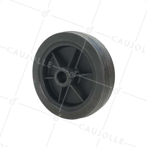 Ruota DI MANUTENZIONE PVC DIAMETRO 160MM CARICO 100KG ASSE 20 MM LISCIO - S2000PVC160 • Caujolle