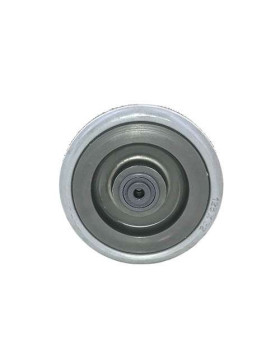 Ruota DI MANUTENZIONE SILENZIOSA IN GOMMA DIAMETRO 125 MM CARICO 65 KG ASSE 8 MM - GAL94
