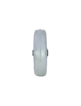 Ruota DI MANUTENZIONE SILENZIOSA IN GOMMA DIAMETRO 125 MM CARICO 65 KG ASSE 8 MM - GAL94
