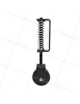Ruota DI PORTALE RINFORZATA A Molla DIAMETRO 100 MM CARICO 67KG A 150KG CON 70 MM DI ESCURSIONE VERTICALE