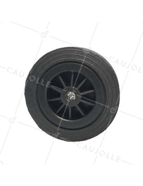 Ruota larga in gomma con cerchione in plastica 250 mm - S2750P