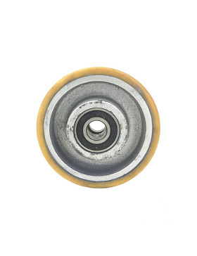 Ruota industriale fasciatura in poliuretano e cerchio in ghisa 125 mm - SFPU125