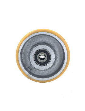 Ruota industriale fasciatura in poliuretano e cerchione in ghisa 150 mm - SFPU150