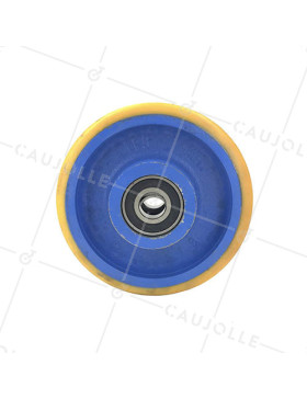 Ruota industriale fasciatura poliuretano e cerchio in ghisa 150mm - SFPU150/50