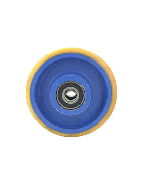 Ruota industriale fasciatura poliuretano e cerchio in ghisa 150mm - SFPU150/50