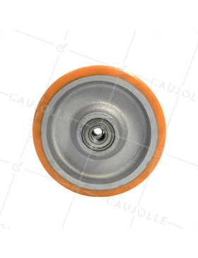 Ruota industriale fasciatura in poliuretano e cerchio in ghisa 250mm - SFPU250
