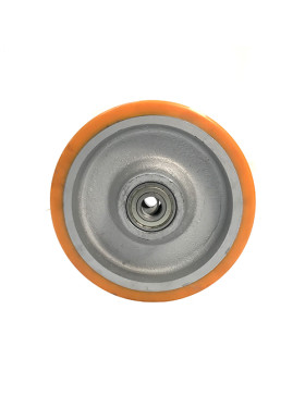 Ruota industriale fasciatura in poliuretano e cerchio in ghisa 250mm - SFPU250