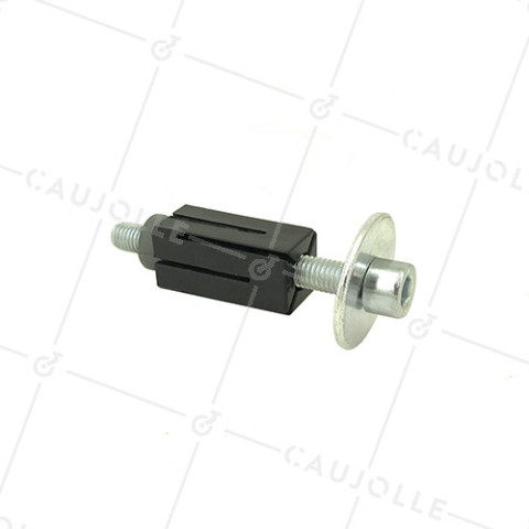 DOUILLE DI FISSAGGIO ESPANDIBILE PER TUBO QUADRO DA 22 MM A 24 MM INTERNO E Ruota A FORO DI 10 A 12 MM • Caujolle