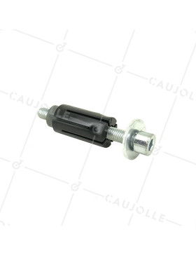 DOUILLE DI FISSAGGIO ESPANDIBILE PER TUBO ROTONDO DA 24 mm a 26 mm INTERNO E Ruota A FORO DA 10 a 12 MM • Caujolle