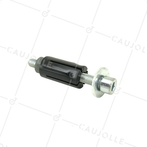 DOUILLE DI FISSAGGIO ESPANDIBILE PER TUBO ROTONDO DA 24 mm a 26 mm INTERNO E Ruota A FORO DA 10 a 12 MM • Caujolle