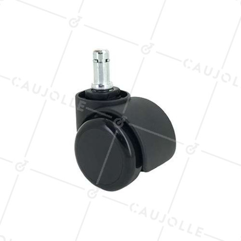 Ruota DI SEDIA D'ARCHITETTO CON FRENATURA AUTOMATICA A CLIP DIAMETRO 50 MM CARICO 50 KG - S49TL11 ARCHI • Caujolle