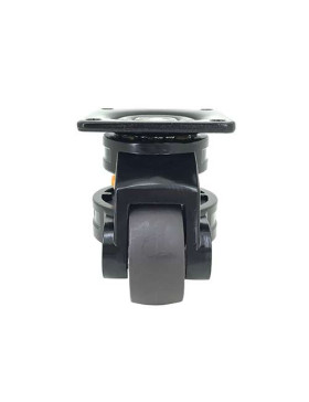 RUOTA PIVOTANTE TRASFORMABILE IN PIEDE FISSO ANTI VIBRAZIONI DIAMETRO 50 MM CARICO 250 KG - STABILIZZATORE 50