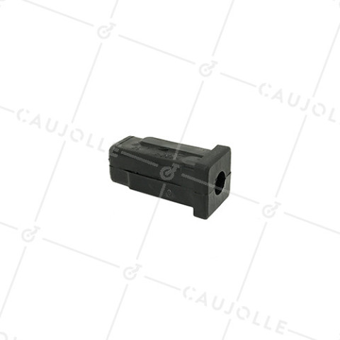 EMBOUT DE FIXATION PER TUBO QUADRATO DI 20 MM ESTERNO / 17 MM INTERNO PER Ruota CON FORO DI 8 MM • Caujolle