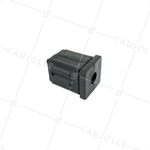 EMBOUT DE FIXATION PER TUBO QUADRATO DI 30 MM ESTERNO / 27 MM INTERNO PER Ruota CON FORO DI 10 MM • Caujolle