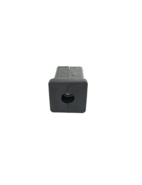 Embout di fissaggio per ruota con foro di fissaggio 10 mm e tubo quadrato 30 mm