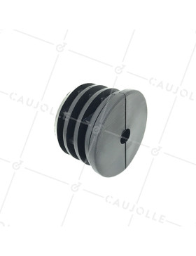 EMBOUT DE FISSAGGIO PER TUBO ROTONDO DI 60 MM ESTERNO / 55 MM INTERNO PER Ruota CON FORO DI 10 MM • Caujolle